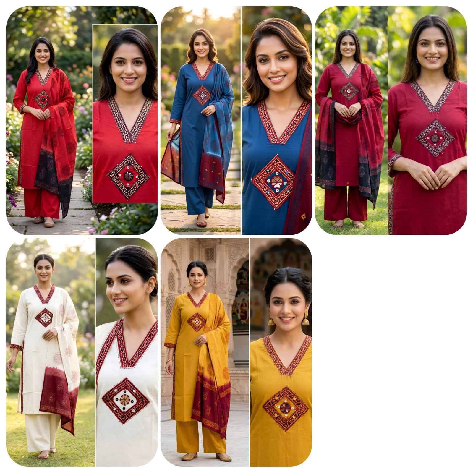 1930 Series By Fashid Beautiful Festive Suits Colorful Stylish Fancy Ethnic Wear Cotton Embroidery Dresses At Wholesale Price